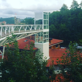 Trabajo de ascensor en Zumaia realizado por Cristalería EPI